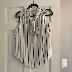 Lightly worn,  bought at specialty boutique- Dress blouse size M